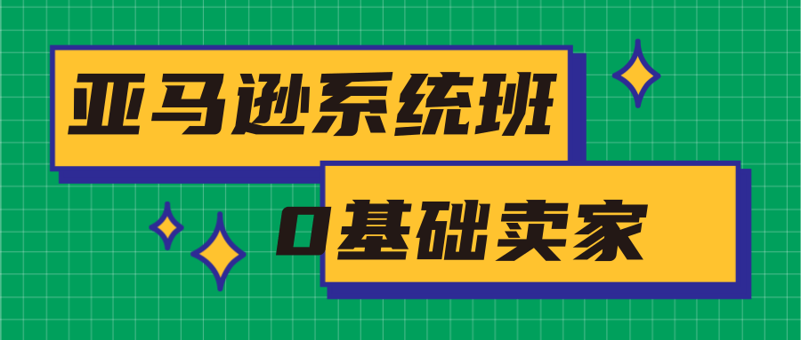 亚马逊系统班，专为0基础卖家量身打造，亚马逊运营流程与架构-逐浪前行