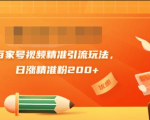 黄岛主引流课:百家号视频精准引流玩法,日涨精准粉200+-逐浪前行
