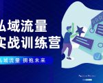 私域流量实战营:7天收获属于您的私域流量池,给你总结出可复制的套路-逐浪前行