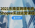 2021东南亚跨境电商Shopee实战运营课程,0基础、0经验、0投资的副业项目-逐浪前行