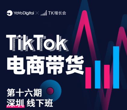 TK电商带货线下班第十六期（深圳站），从0到1带货出单-逐浪前行