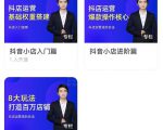 湛北·抖音小店入门进阶高阶合集，八大玩法打造百万店铺-逐浪前行