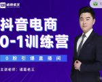 诸葛老王抖音电商0-1训练营，从0开始轻松破冷启动，引爆直播间-逐浪前行