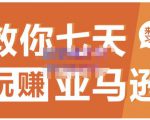 晟尧跨境·教你七天玩赚亚马逊，教你轻松玩赚亚马逊，适合小白学习-逐浪前行