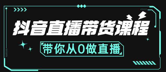 抖音直播带货课程：带你从0开始，学习主播、运营、中控分别要做什么-逐浪前行