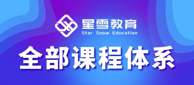 星雪教育淘系高级班，更全的运营提升方案，零基础由浅入深，店铺最新玩法-逐浪前行