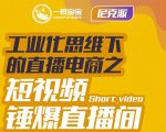 尼克派·工业化思维下的直播电商之短视频锤爆直播间,听话照做执行爆单-逐浪前行
