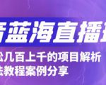 抖音最新蓝海直播玩法,3分钟赚30元,一天轻松1000+,只要你去直播就行【详细玩法教程】-逐浪前行