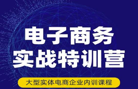 民赛电气内部出品：电子商务实战特训营，全方位带你入门电商，308种方式玩转电商-逐浪前行