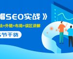 售价2280元的白帽SEO实战课程，建站+算法+外链+布局+误区讲解 全程无废话-逐浪前行