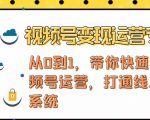 视频号变现运营,视频号+社群+直播,铁三角打通视频号变现系统-逐浪前行