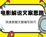 电影解说文案思路课,让你快速掌握文案编写的技巧(3节视频课程)-逐浪前行