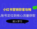 小红书营销获客攻略:从账号定位到核心流量获取,爆款笔记打造-逐浪前行