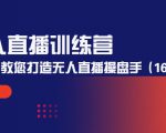 无人直播训练营:手把手教您打造无人直播操盘手(16节课时)-逐浪前行