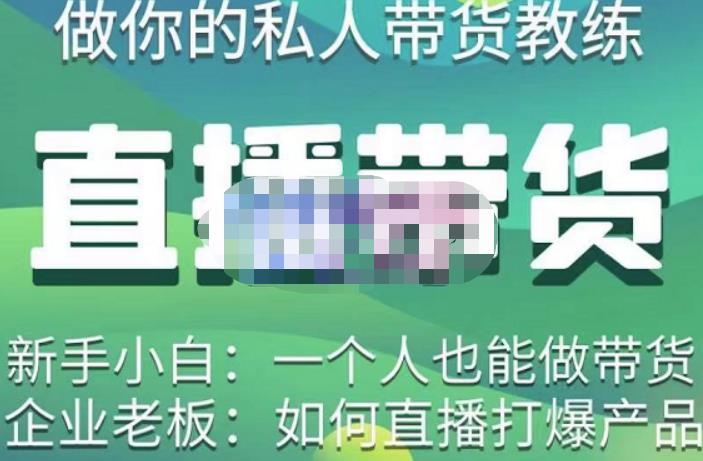 硬核传媒·直播带货（私人教练），实操实战教学，通俗易懂，学完后新手小白一个人也能做带货-逐浪前行