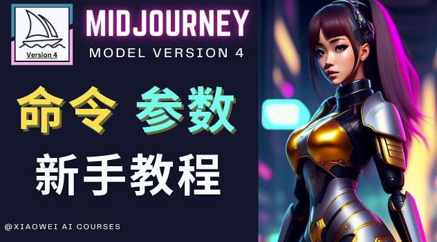 Midjourney新手入门教程，轻松创作顶级图像，命令参数-新手教程-逐浪前行