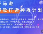 亚马逊爆款打造神舟计划,7种推品方法,4个类目广告打法,2个SOP详解-逐浪前行