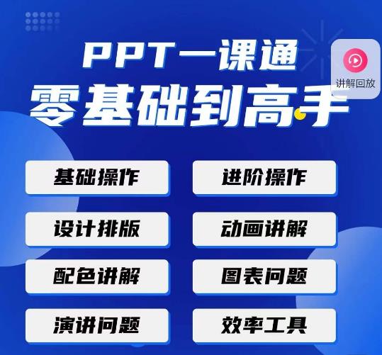 PPT·一课通·0基础到高手：通俗易懂快速掌握PPT的各种应用场合-逐浪前行