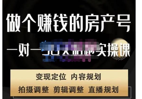 刘广标·同城房产号线上陪跑课，拍摄、剪辑、写文案、直播，做一个具有潜力价值的房产号-逐浪前行