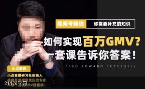 视频号变现进阶课,视频号六大变现模式,对平台的各项功能详细讲解,让你快速选择赛道-逐浪前行