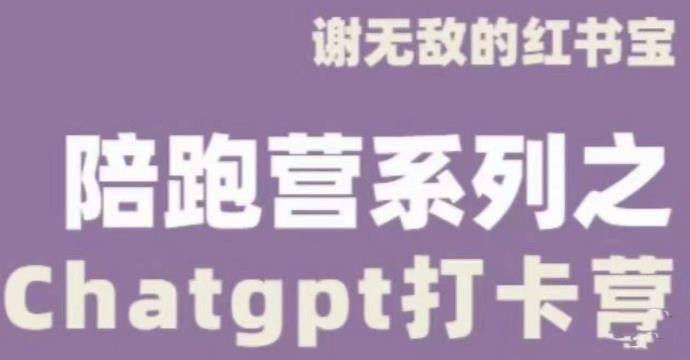 谢无敌ChatGPT打卡营，教你更好地使用ChatGPT来提高工作效率-逐浪前行