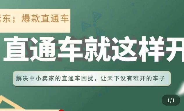 冠东·淘系直通车保姆级教程，全面讲解直通车就那么简单-逐浪前行