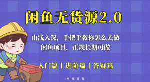 闲鱼无货源最新玩法，从入门到精通，由浅入深教你怎么去做【揭秘】-逐浪前行