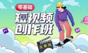 价值999【王威】零基础商业短视频创作班第5期视频课程-逐浪前行