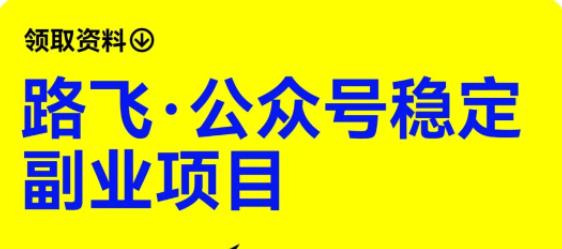 路飞·公众号稳定副业项目，你只要无脑去推广，粉丝和收入，自然就来了-逐浪前行
