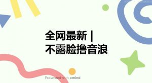 全网最新不露脸撸音浪,跑通自动化成交闭环,实现出单+收徒收益最大化【揭秘】-逐浪前行