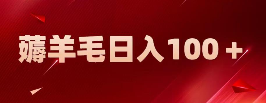 新平台零撸薅羊毛，一天躺赚100＋，无脑复制粘贴【揭秘】-逐浪前行