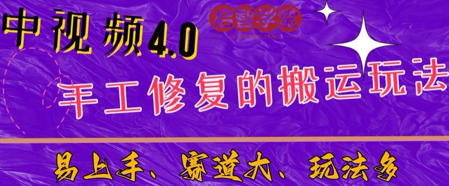 中视频4.0赛道：新手福音，一小时制作，三天过计划，7天看效果【揭秘】-逐浪前行