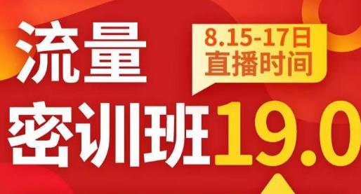 秋秋线上流量密训班19.0，打通流量关卡，线上也能实战流量破局-逐浪前行
