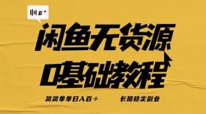 独家闲鱼无货源详细玩法,简简单单日八百+,长期稳定副业【揭秘】-逐浪前行