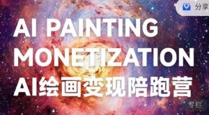 蛮驴·AI绘画变现陪跑营,快速产出可商业变现的图-逐浪前行