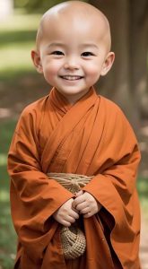 云天小和尚会说话,7天万粉(第3版教程),无需魔法,快速出爆款小和尚图片教程-逐浪前行