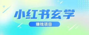 小红书玄学项目，直接上手操作，日入500【揭秘】-逐浪前行