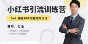 零克·小红书引流训练营第五期,小红书矩阵引流到vX的方法论-逐浪前行