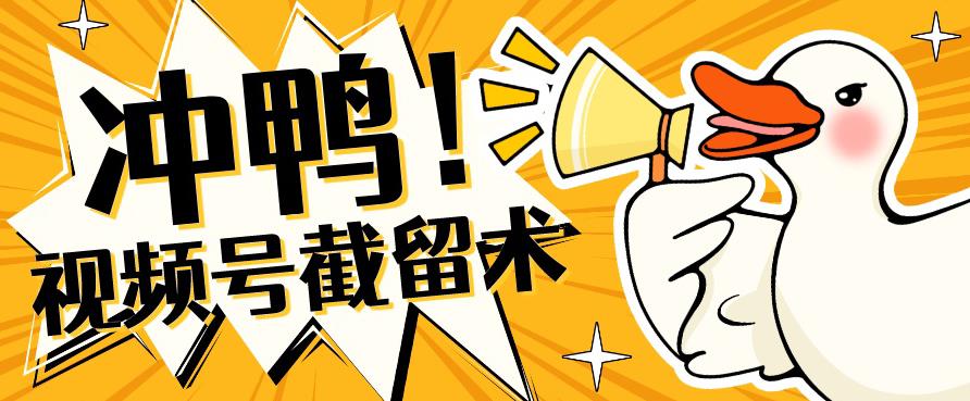 全球首发-视频号无限截留术-你不知道的流量沃土-逐浪前行