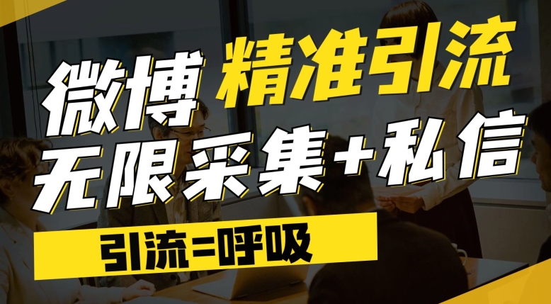 微博最新引流技术，软件提供博文评论采集+私信实现精准引流【揭秘】-逐浪前行