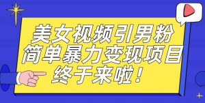 价值3980的男粉暴力引流变现项目，一部手机简单操作，新手小白轻松上手，每日收益500+【揭秘】-逐浪前行