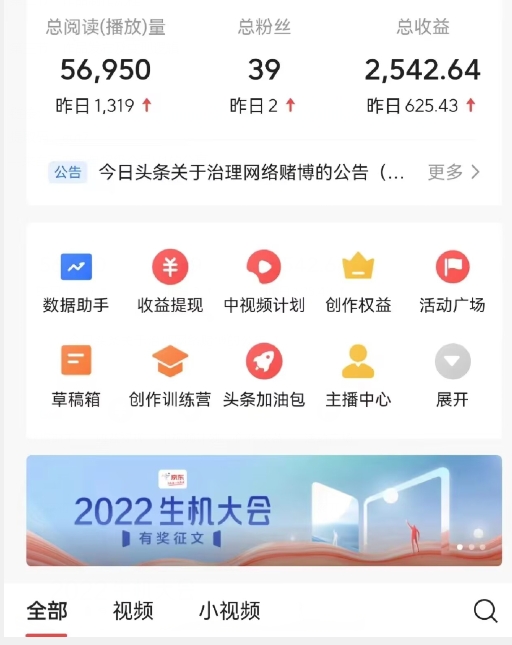 全新蓝海，西瓜视频流量掘金项目，简单上手适合0基础小白，暴力玩法日入500＋【揭秘】-逐浪前行