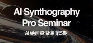 AI绘画资深课第五期掌握AI绘画,实现各种商业变现【第五期】-逐浪前行