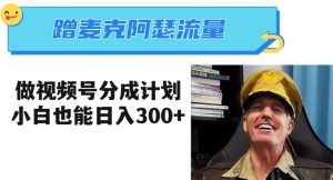 蹭麦克阿瑟热点,做视频号分成计划,小白三分钟一条日入300+【揭秘】-逐浪前行