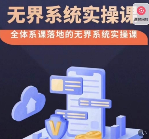 老衲·无界系统实操课，全体系落地无界改版后选择、出价、高投产做付费引流-逐浪前行