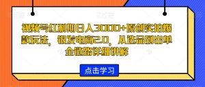 视频号红利期日入3000+原创实拍爆款玩法，银发电商2.0，从选品到出单全链路详细讲解【揭秘】-逐浪前行