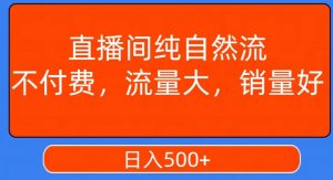 视频号直播间纯自然流,不付费,白嫖自然流,自然流量大,销售高,月入15000+【揭秘】-逐浪前行