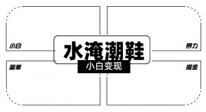 2024全新冷门水淹潮鞋无人直播玩法,小白也能轻松上手,打爆私域流量,轻松实现变现【揭秘】-逐浪前行