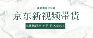 2024最新京东视频带货项目,最新0粉强开无脑搬运爆款玩法,小白轻松上手【揭秘】-逐浪前行