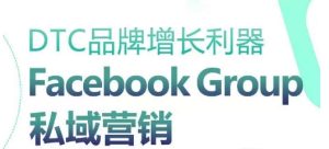 DTC品牌增长利器:Facebook Group私域营销策略-逐浪前行